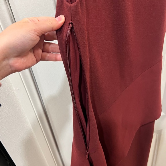 SRG Eloise Dress XS NWT Oxblood Sofia Richie Grainge - Picture 8 of 16